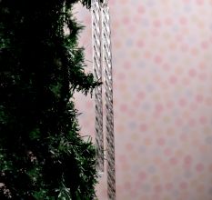 Handmade Glass Stick Christmas Ornaments in Set of 6